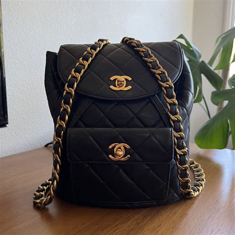 chanel vintage backpack.